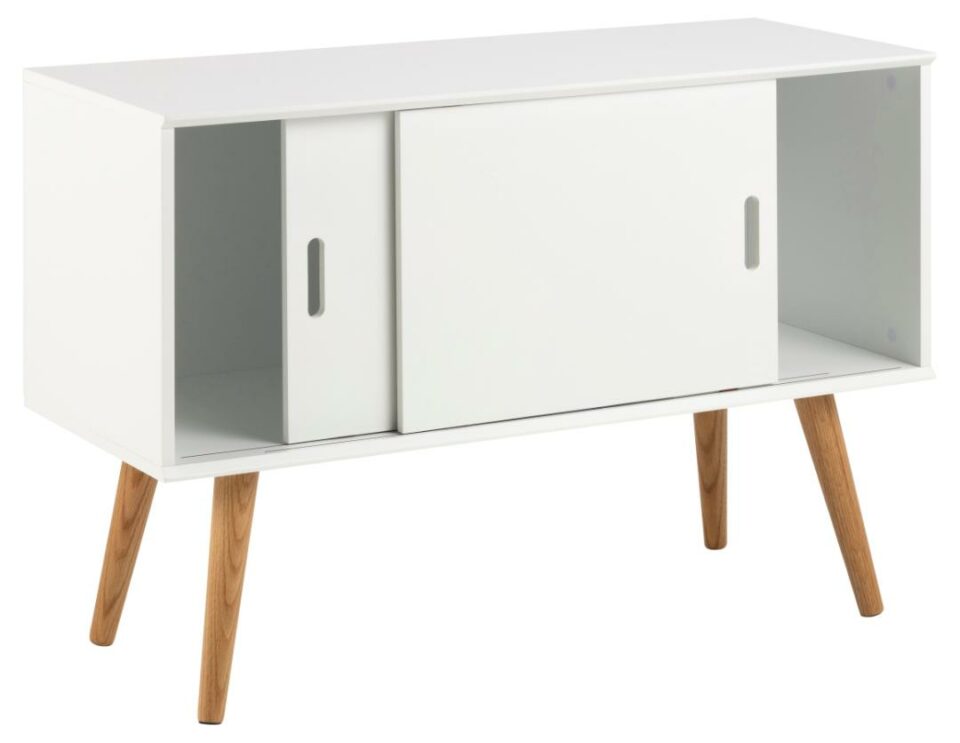Komoda Mitra, dimenzije 100 x 38 x 69.5 cm, bijela