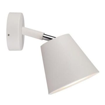 IP S6 zidna svjetiljka, dimenzije 12.5 x 18 cm, BIJELA