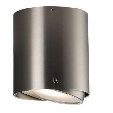 IP S4 zidna svjetiljka, dimenzije 10 x 10 cm, BRUŠENI ČELIK
