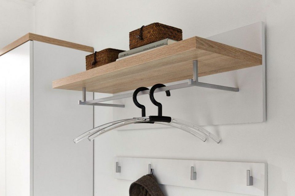 Element s vješalicom Top, VIŠE BOJA, dimenzije 76 x 35 x 30 + 76 x 10 x 5 cm