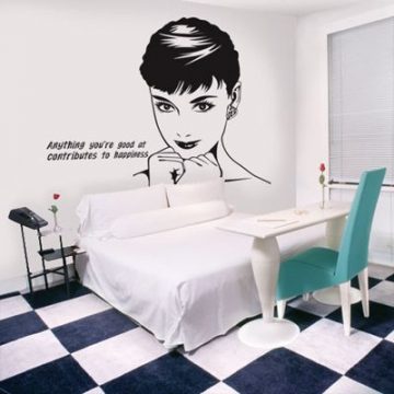 Zidna naljepnica Lux H-032 - Audrey Hepburn