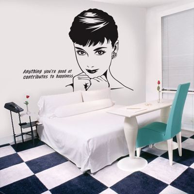Zidna naljepnica Lux H-032 - Audrey Hepburn