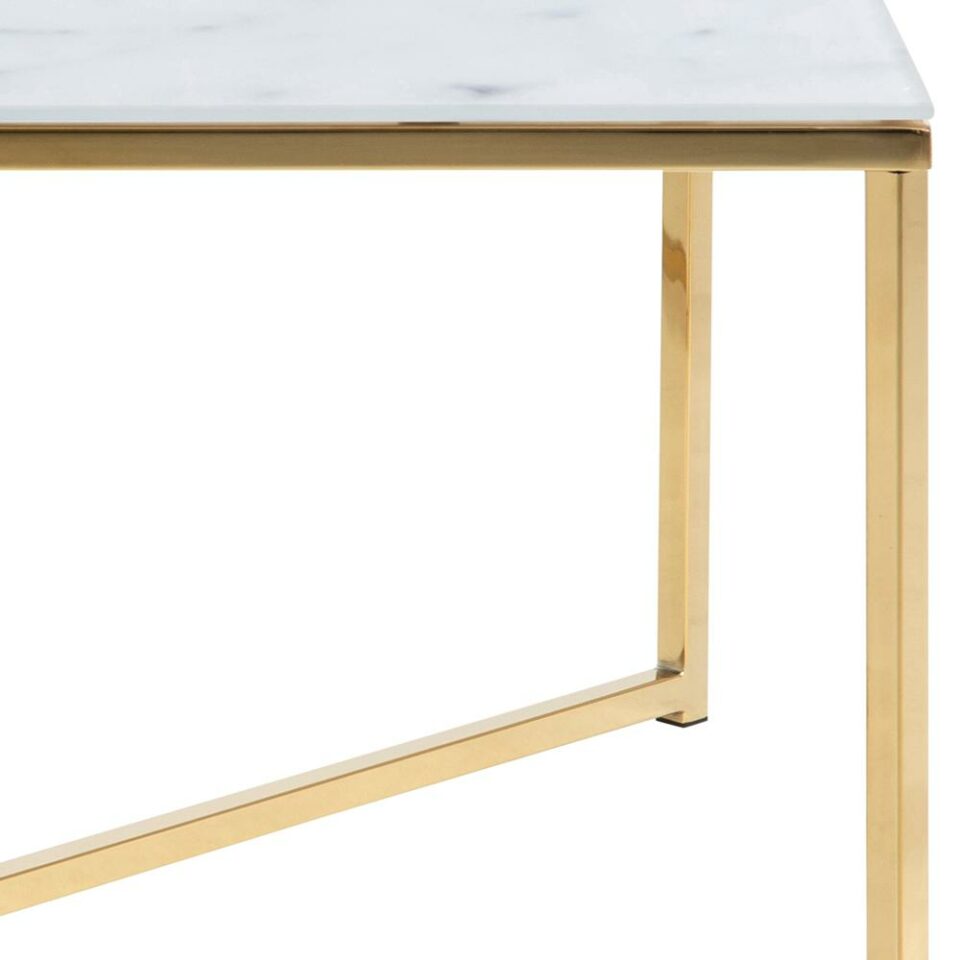 Stakleni stolić za dnevni boravak Alisma, dimenzije 80 x 80 x 45 cm, VIŠE BOJA