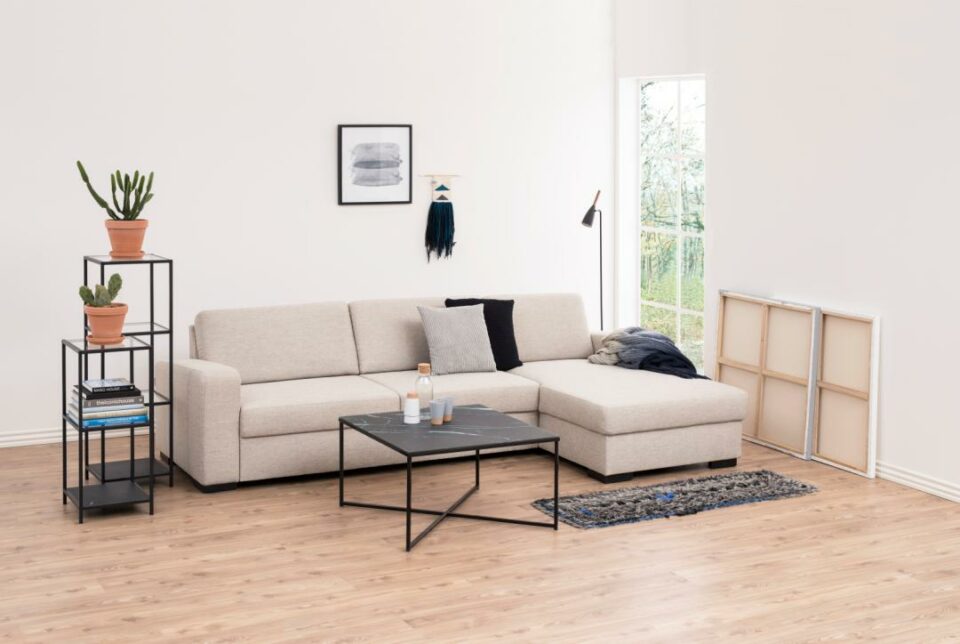 Stakleni stolić za dnevni boravak Alisma, dimenzije 80 x 80 x 45 cm, VIŠE BOJA