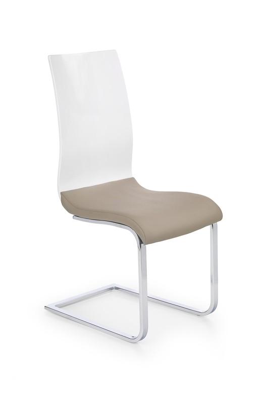 Blagovaonska stolica K198 bež-bijele boje