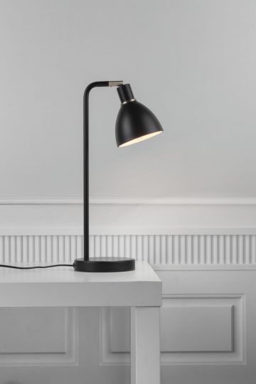 Ray stolna svjetiljka, promjer 12 cm, CRNA