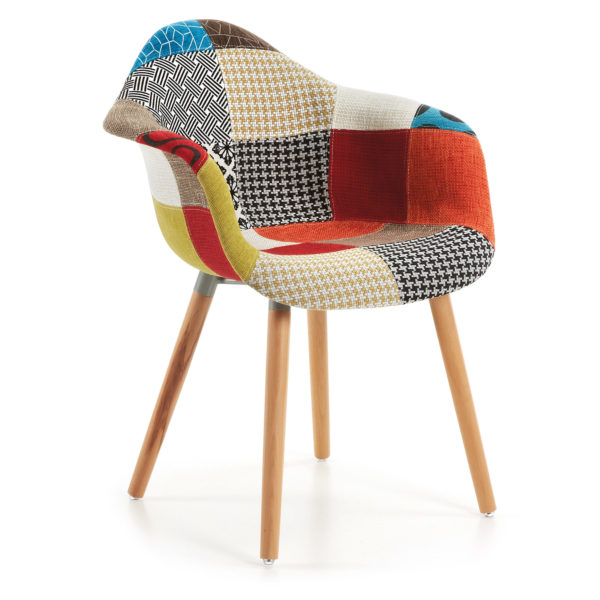 Blagovaonska stolica KENNA, sa uzorkom, više boja