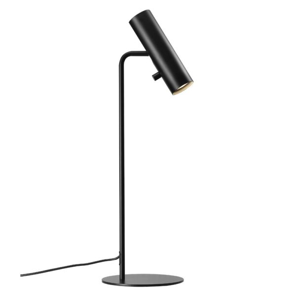 MIB 6 stolna svjetiljka, promjer 6 cm, CRNA