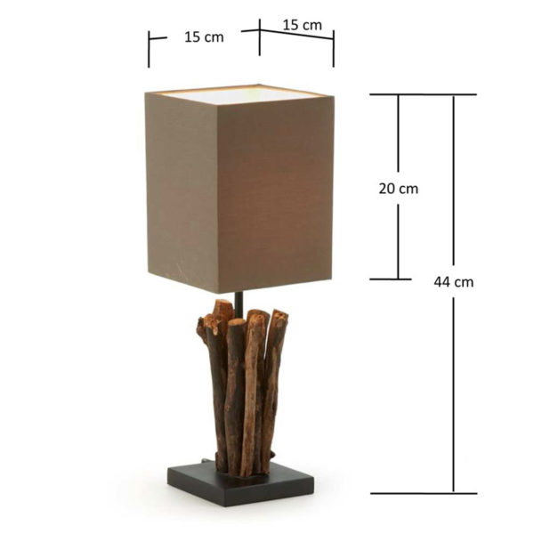 Stolna svjetiljka Seratna, 44 x 15 x 15 cm
