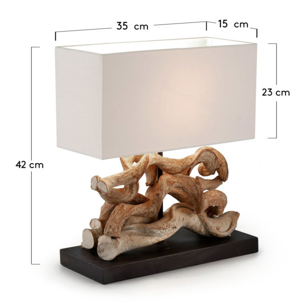 Stolna svjetiljka Temoc, 42 x 35 x 15 cm