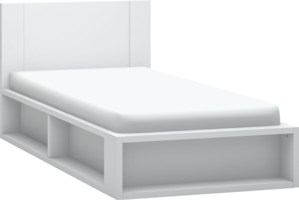Krevet 120 x 200 sa drvenim podom - Fiksno letveno dno