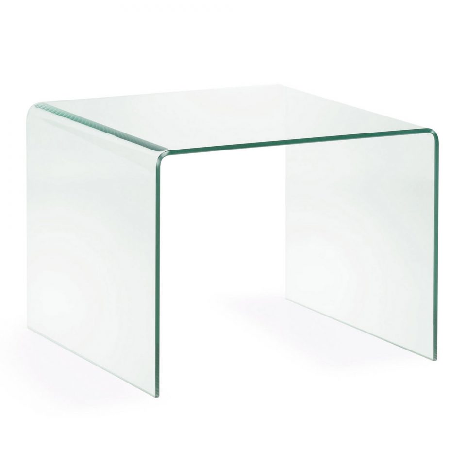 Stakleni stolić za dnevni boravak Burano 60 x 60 x 45 cm