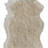 Preproga kosmatinec softa SOF 800 BEIGE-WHITE, VEČ DIMENZIJ