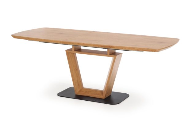 Blagovaonski stol Blacky, raztegljiv, nijansa hrasta