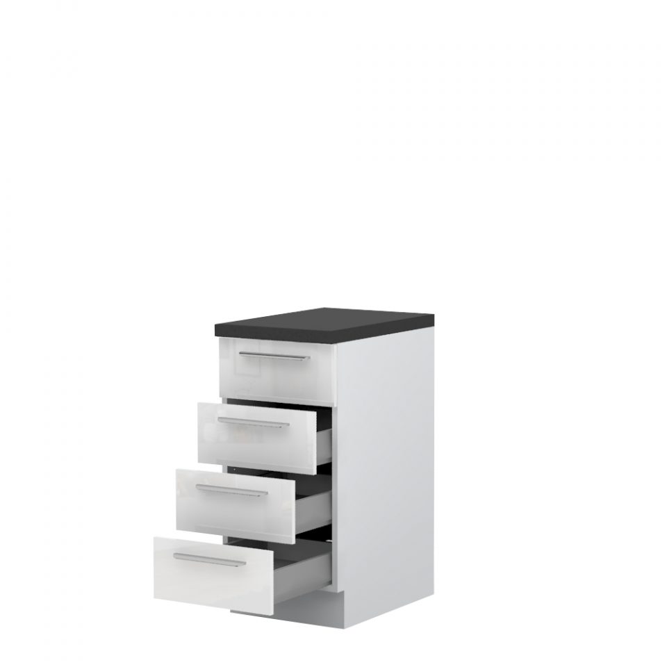Kuhinjski predalnik Riva R-40-4MBOX/2 štiri metal box predali