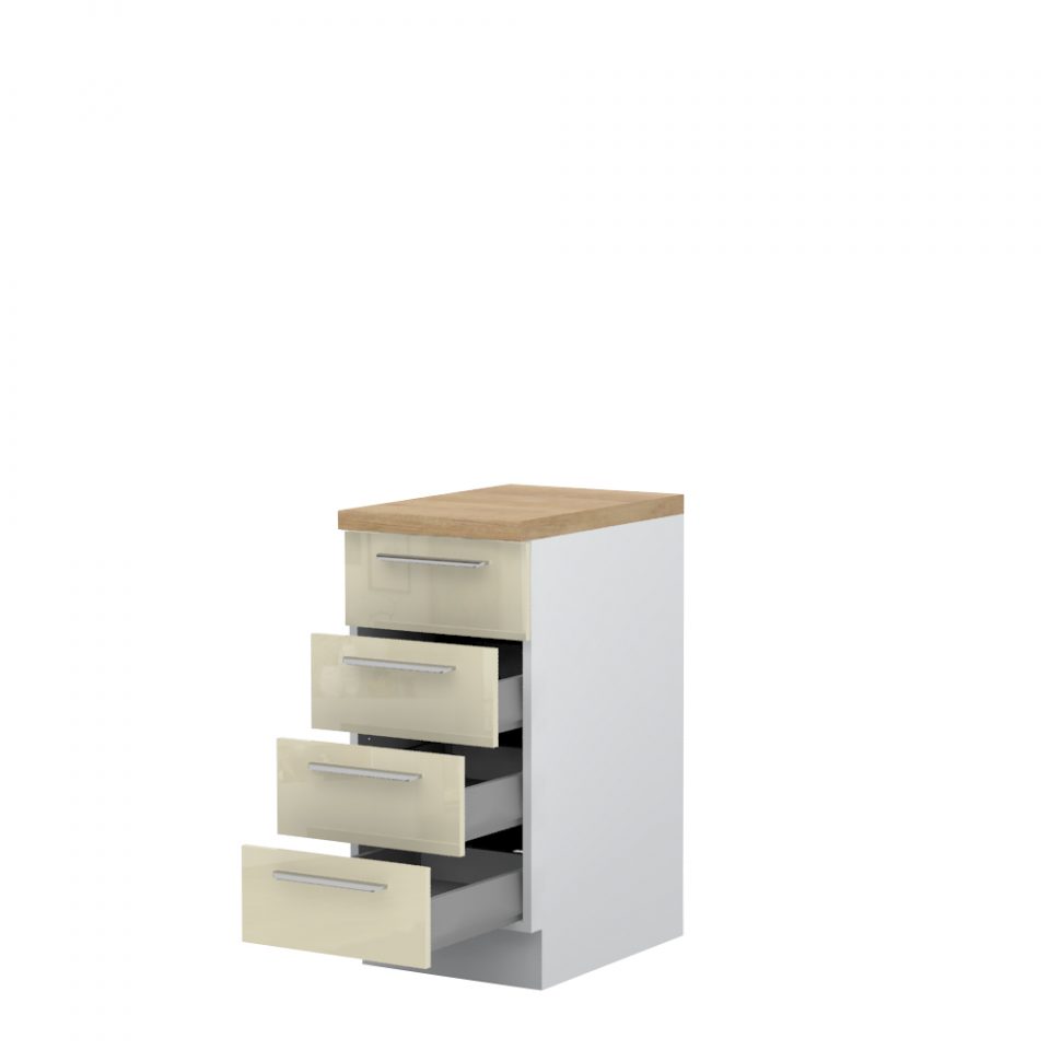 Kuhinjski predalnik Riva R-40-4MBOX/2 štiri metal box predali