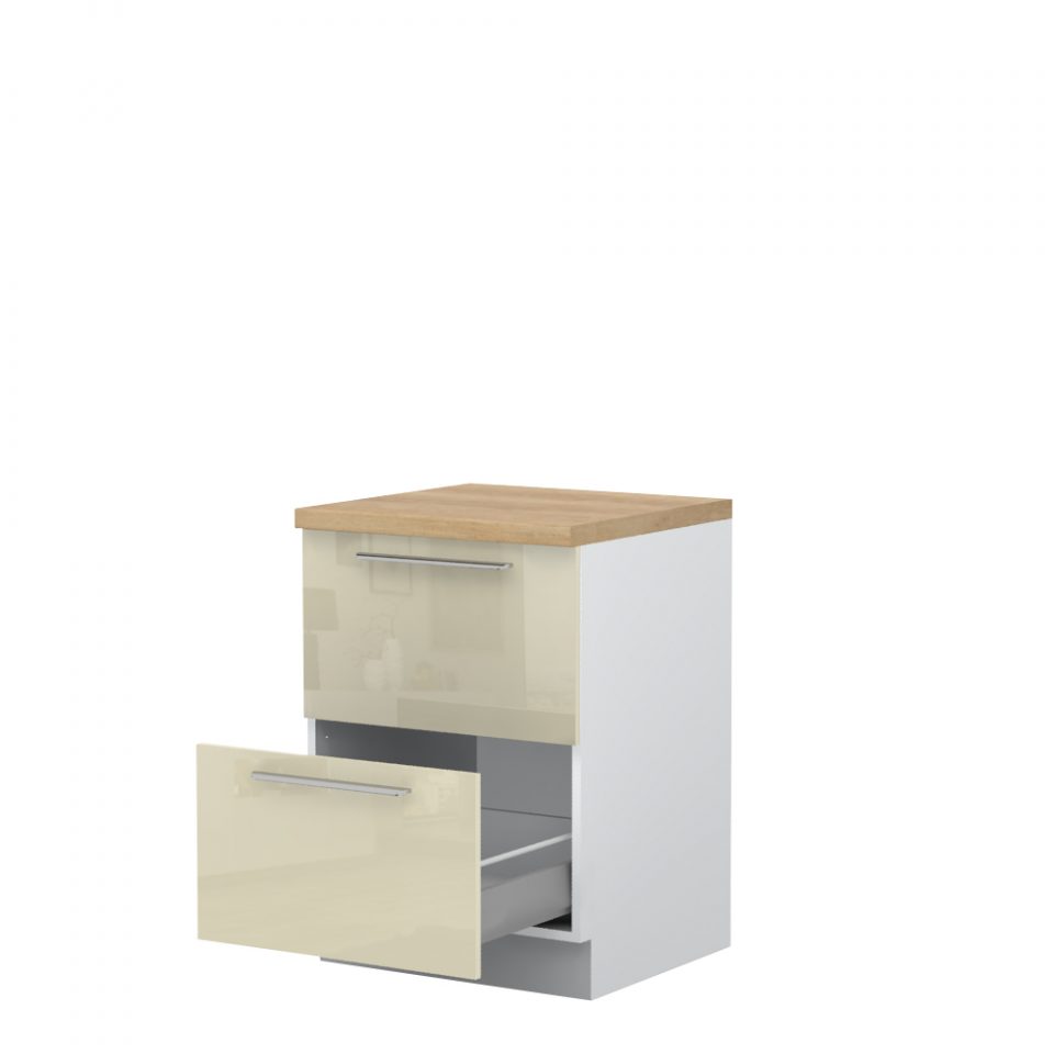 Kuhinjski predalnik Riva R-60-2MBOX/2 dva metal box predala