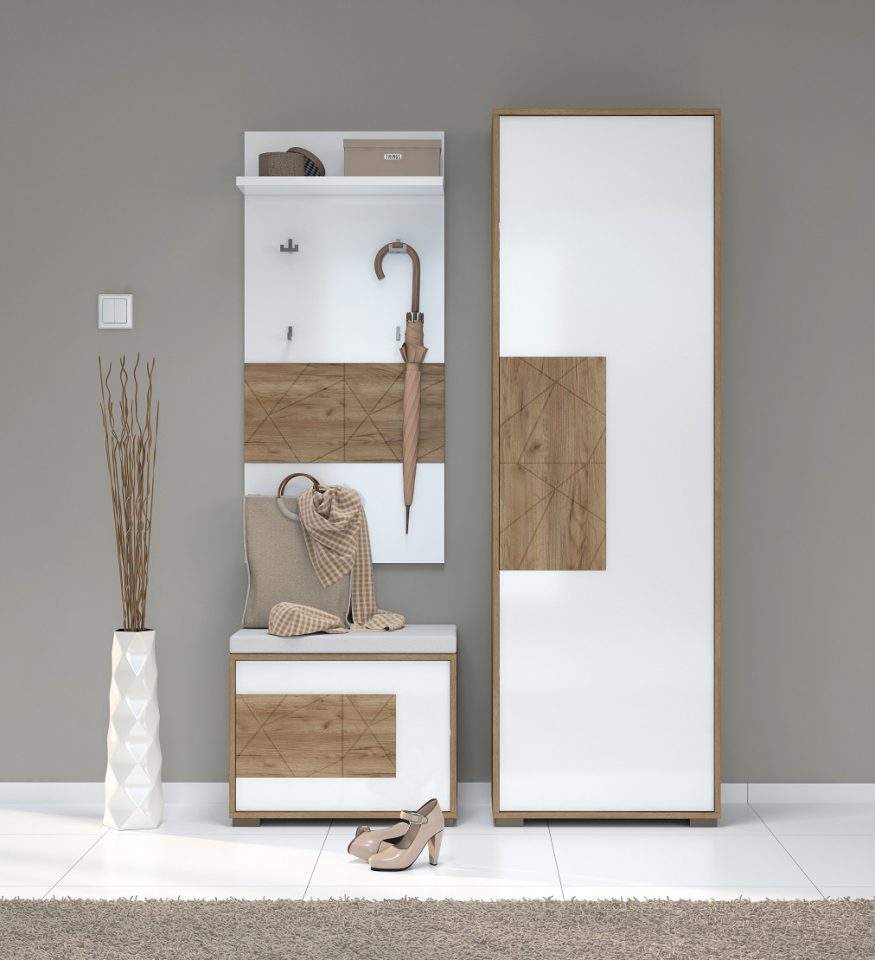 Komplet predsobe Milla STELA, sestav 4