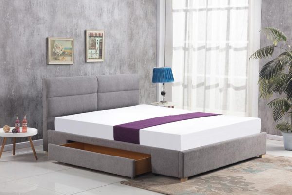 Krevet MERIDA, 170 x 216 x 95 cm, boja: bež, svijetlo siva ili plava