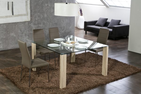Jedilna miza Turin, dve dimenziji
