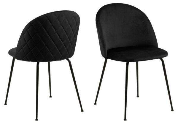 Blagovaonska stolica Louise, više boja - Crna