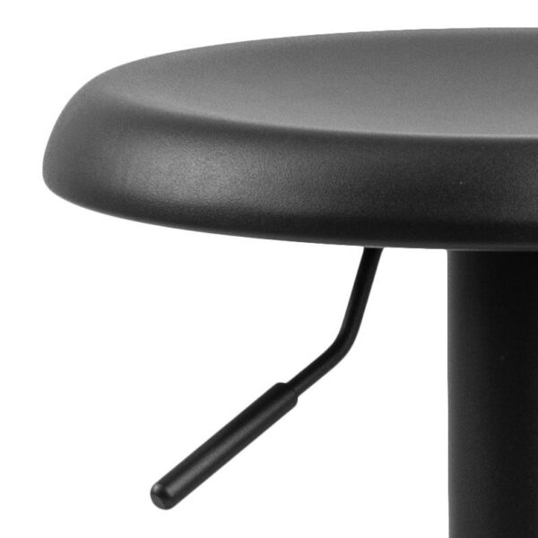 Barski stol Finch, črn