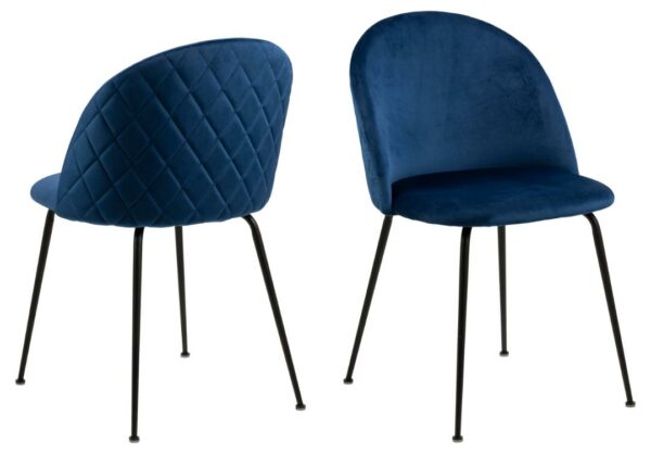 Blagovaonska stolica Louise, više boja - Temno modra
