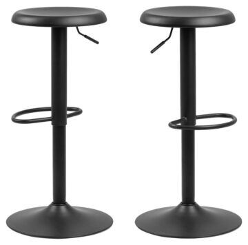 Barski stol Finch, črn