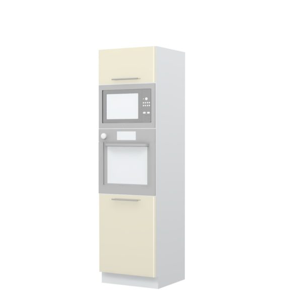 Kuhinjska spodnja omarica Modern za vgradno pečico in mikrovalovno K23-60-RM/3 , VEČ BARV