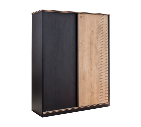 Garderobna omara Black, dimenzije 164 x 206 x 59 cm
