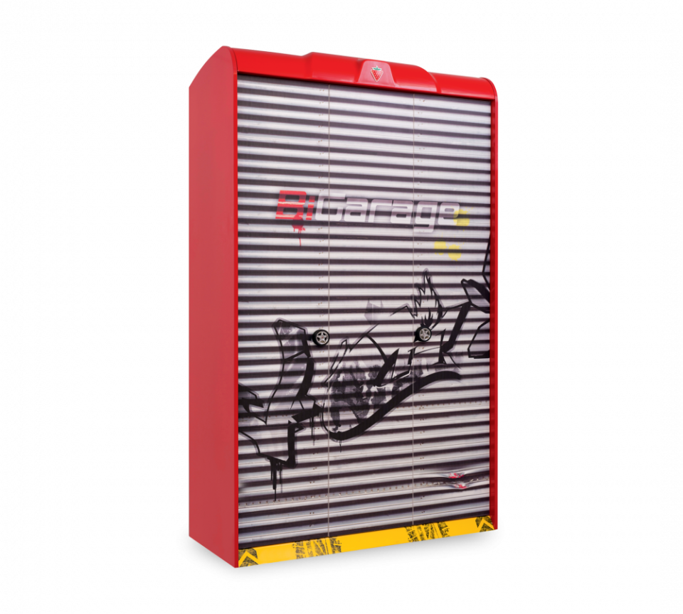 Garderobna omara Champion Racer, dimenzije 120 x 203 x 58 cm