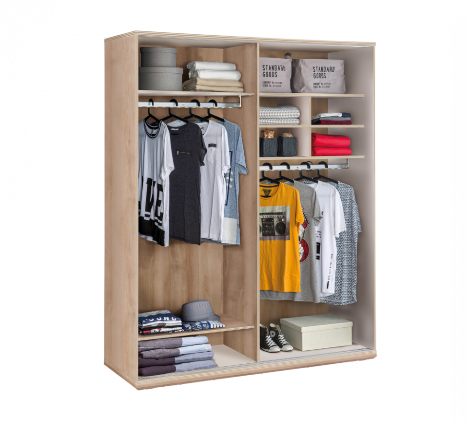 Garderobni ormar Duo, dimenzije 163 x 204 x 64 cm