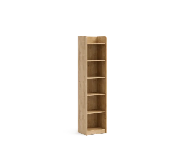 Regal za knjige Mocha, dimenzije  43 x 184 x 36  cm