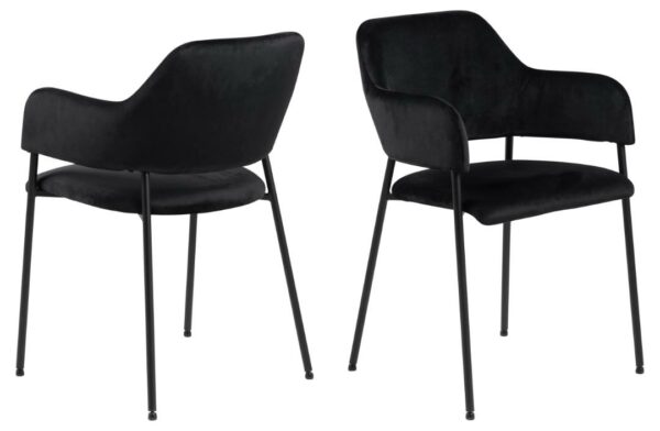 Blagovaonska stolica Lima, više boja - Črna