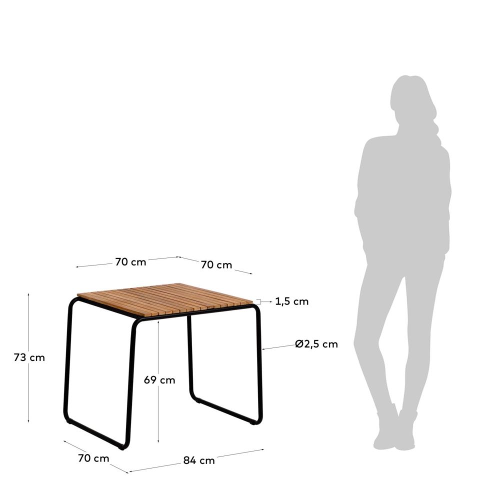 Jedilna miza Yukari, dve dimenziji