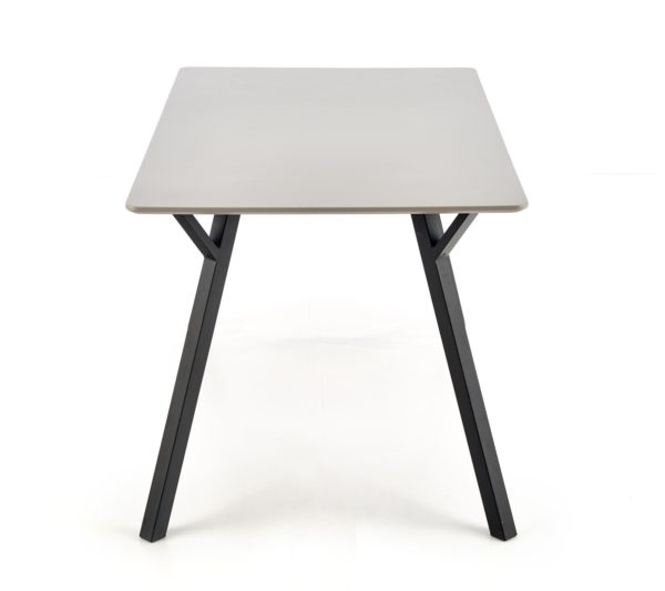 Blagovaonski stol Balrog, pravokutan, svijetlo siv