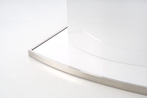 Jedilniška miza Federico, raztegljiva, bela