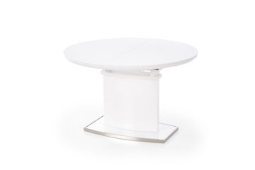 Blagovaonski stol Federico, raztegljiv, bijel