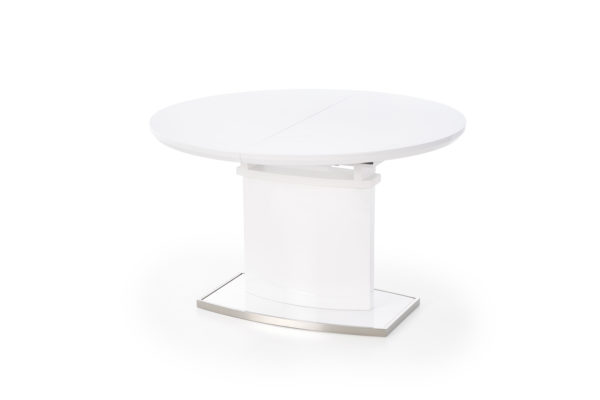 Jedilniška miza Federico, raztegljiva, bela