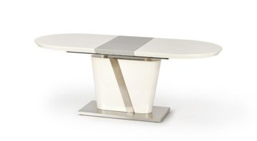 Jedilniška miza Iberis, raztegljiva, bela