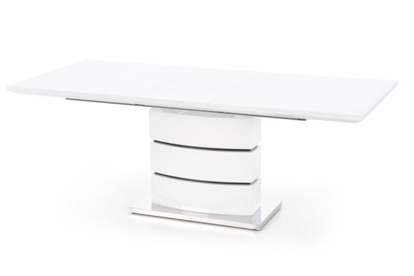 Blagovaonski stol Nobel, bijel, raztegljiv