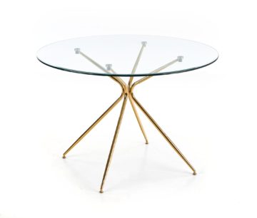Jedilniška miza Rondo, steklena