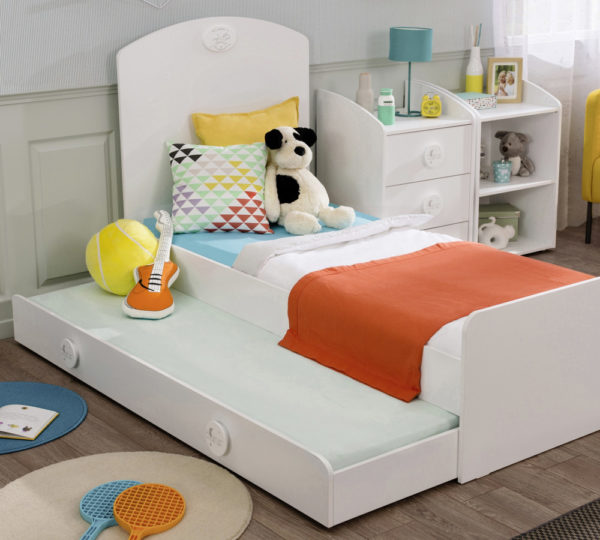 Dječji krevetić Baby Cotton, sa dodatnim krevetom (promjenjivi), dimenzije 183 x 112 x 89 cm