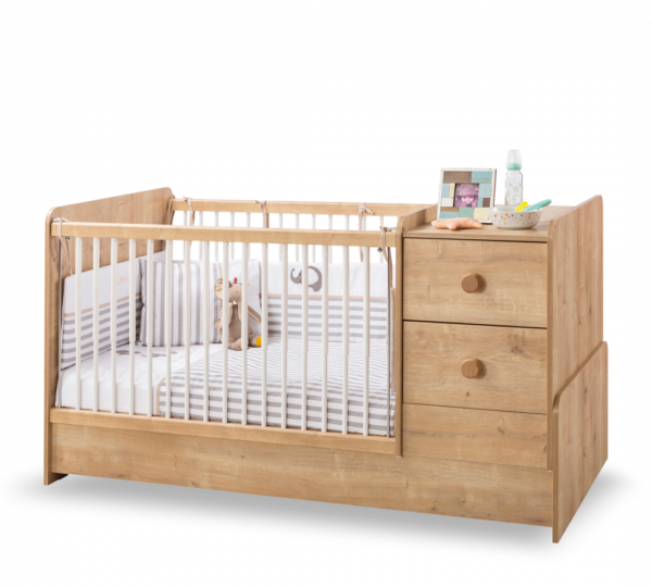 Otroška posteljica Mocha Baby (spremenljiva), dimenzije 164 x 90 x 84 cm