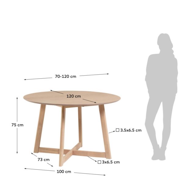 Rastezljiv blagovaonski stol Maryse