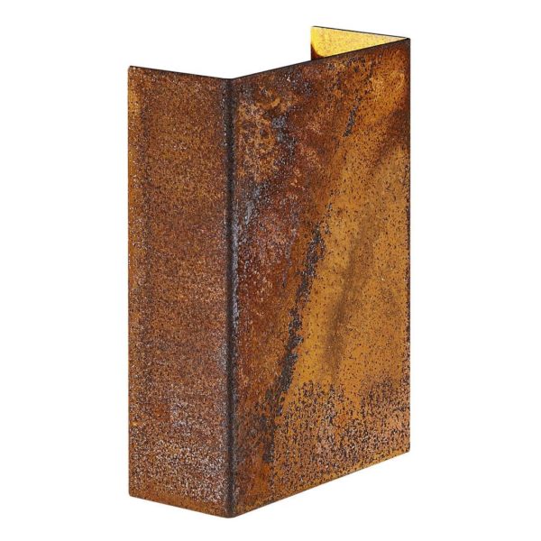 Fold 10 vanska zidna svjetiljka, CORTEN