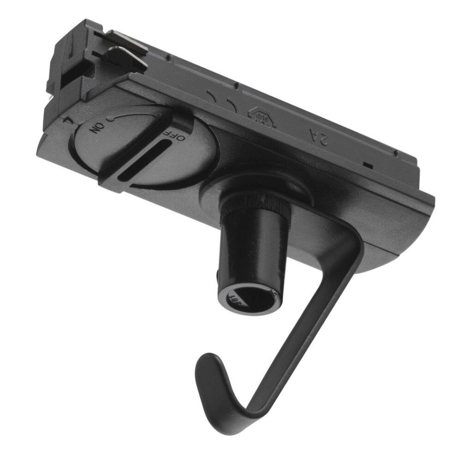 Stropna - zidna svjetiljka Link adaptor, CRNA