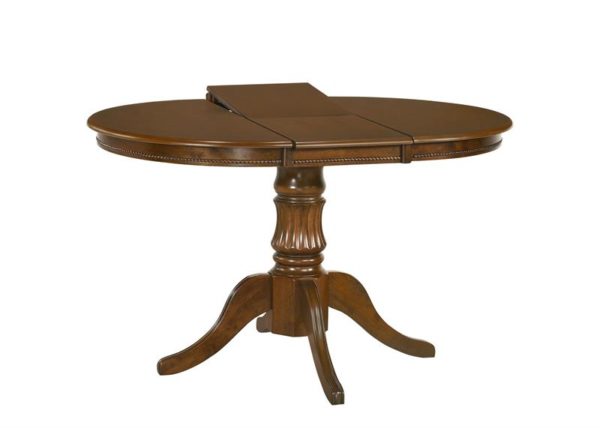 Jedilniška miza William, temni oreh, raztegljiva