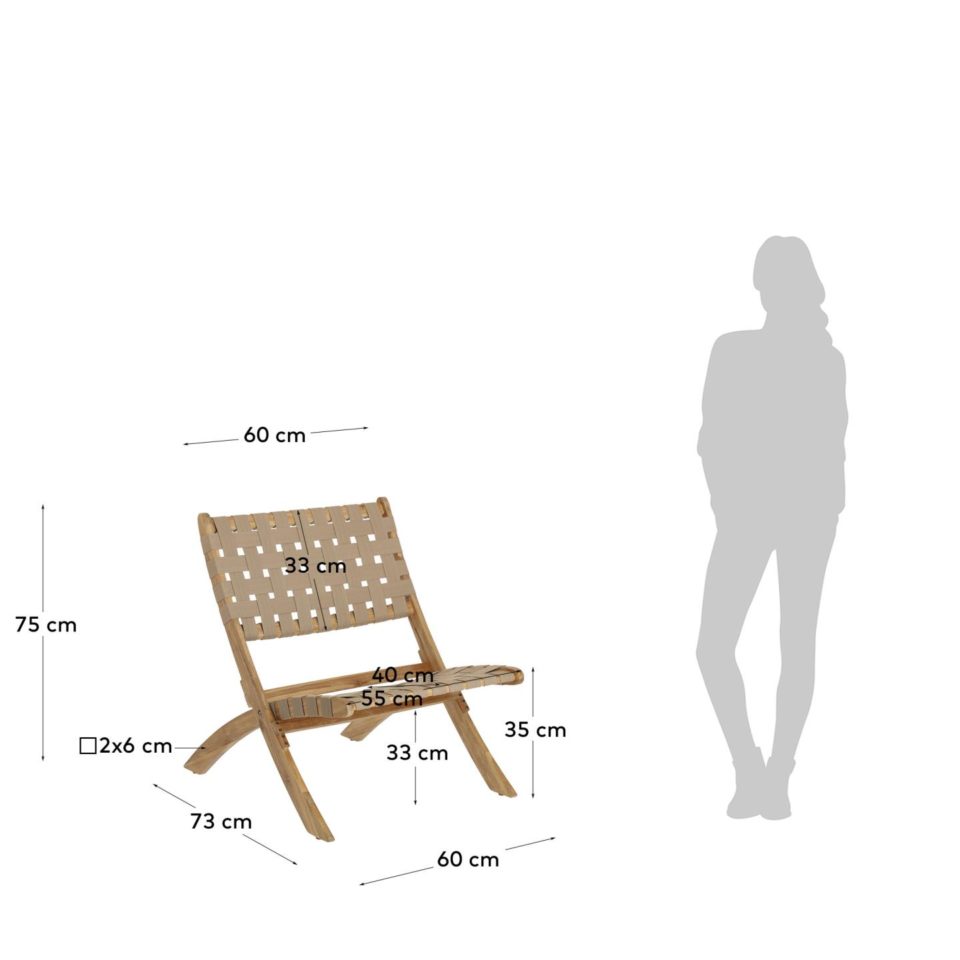 Sklopiv Relax fotelja Chabeli, dvije boje