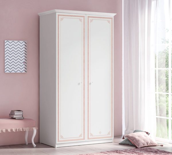 Garderobni ormar Selena Pink, dimenzije 110 x 206 x 62 cm
